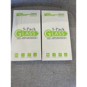 10 PACK For iPhone 11 6.1 Pro Tempered GLASS Screen Protector Camera lens 9H
